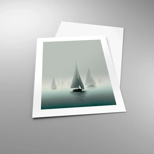 Poster - Aus Nebel - 40x50 cm