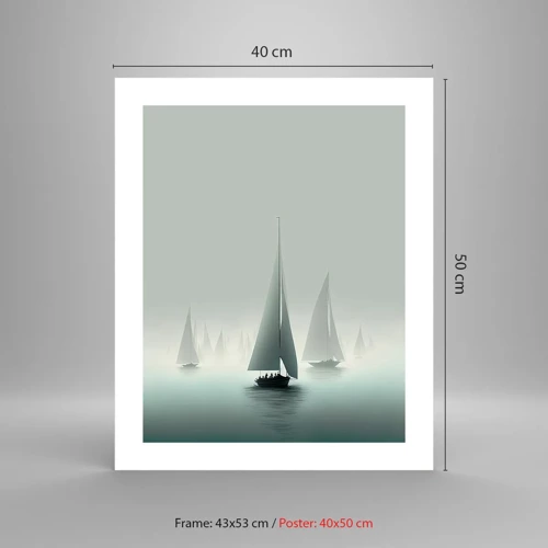 Poster - Aus Nebel - 40x50 cm