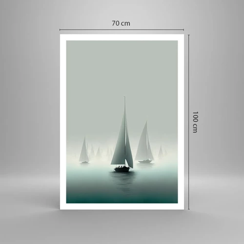 Poster - Aus Nebel - 70x100 cm