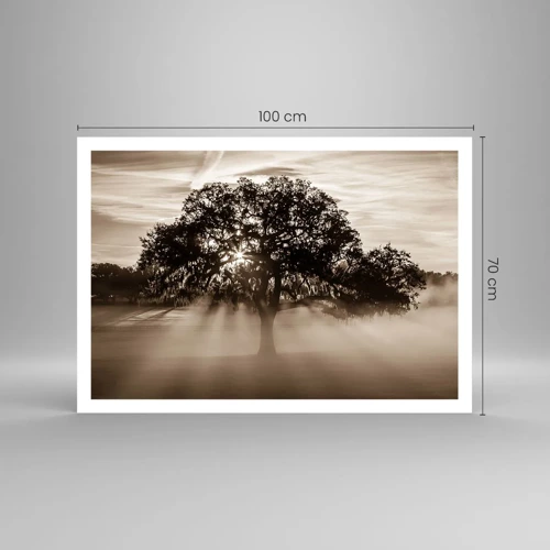 Poster - Baum der guten Nachrichten  - 100x70 cm