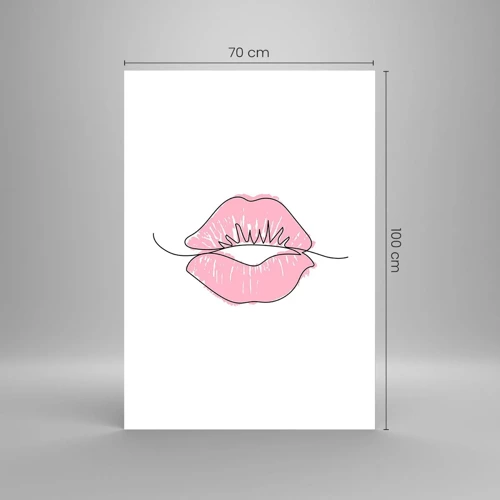Poster - Bereit zum Küssen? - 70x100 cm