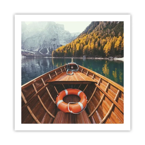 Poster - Bergreise - 60x60 cm