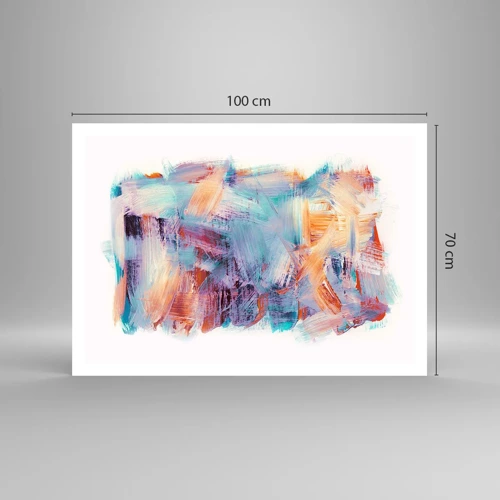 Poster - Buntes Durcheinander - 100x70 cm