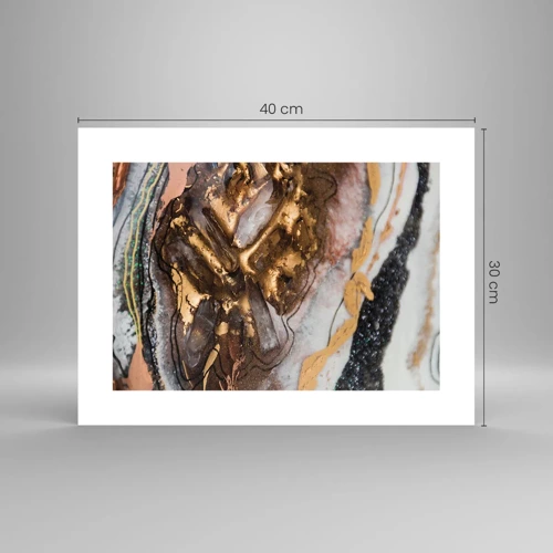 Poster - Das Element der Erde - 40x30 cm