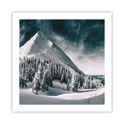 Poster - Das Land aus Schnee und Eis - 50x50 cm