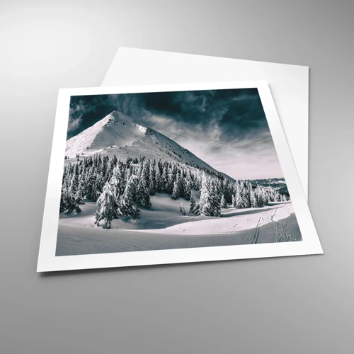 Poster - Das Land aus Schnee und Eis - 60x60 cm