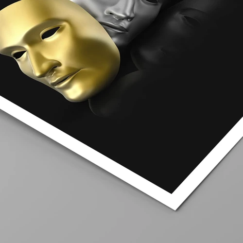 Poster - Das Leben ist wie ein Theater - 70x100 cm