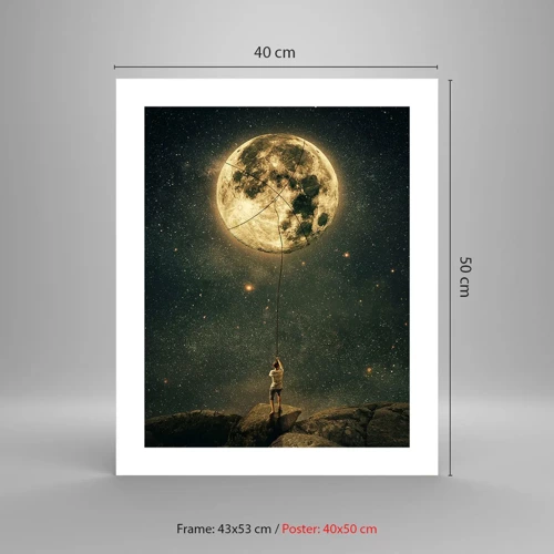 Poster - Der Mann, der den Mond gestohlen hat - 40x50 cm