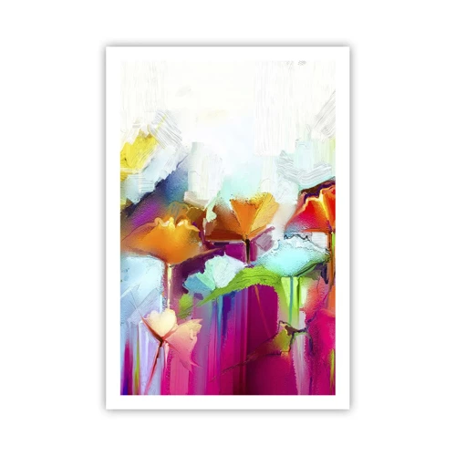 Poster - Der Regenbogen ist aufgeblüht - 61x91 cm