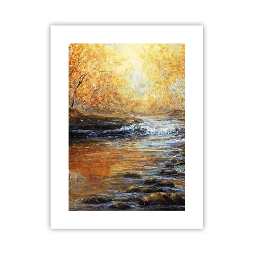 Poster - Der goldene Strom - 30x40 cm