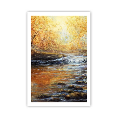 Poster - Der goldene Strom - 61x91 cm