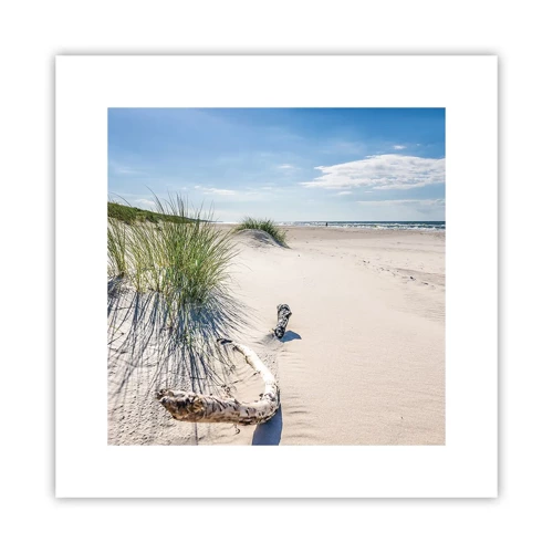 Poster - Der schönste Strand? Ostsee-Strand - 30x30 cm