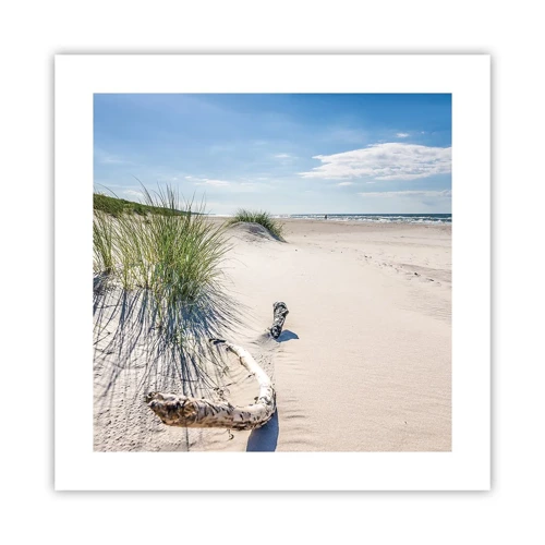 Poster - Der schönste Strand? Ostsee-Strand - 40x40 cm