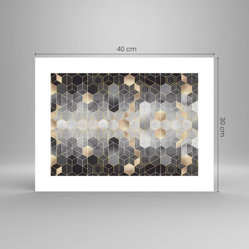 Poster - Diamant-Komposition - 40x30 cm