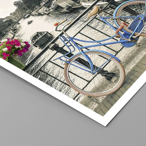 Poster - Die Farben der Amsterdamer Straße - 50x40 cm