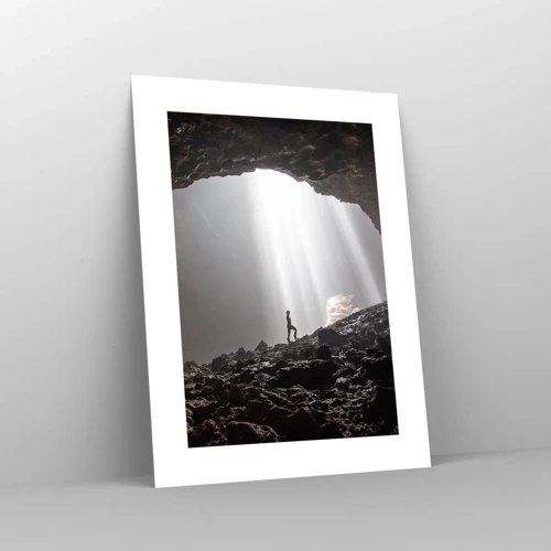 Poster - Die leuchtende Grotte - 30x40 cm