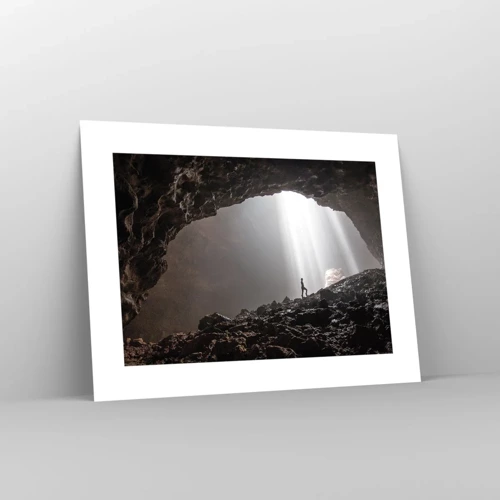 Poster - Die leuchtende Grotte - 40x30 cm