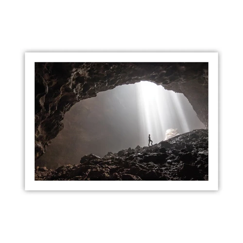 Poster - Die leuchtende Grotte - 70x50 cm