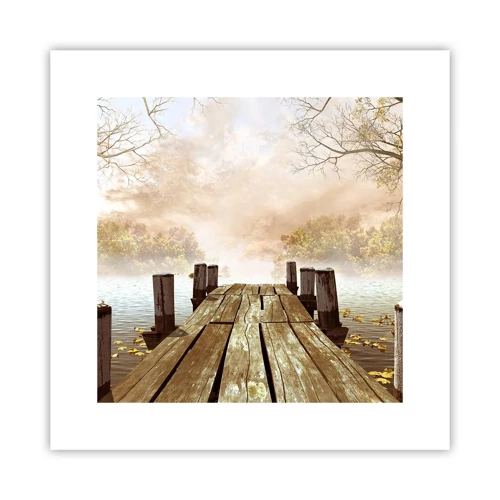 Poster - Die milde Traurigkeit des Herbstes - 30x30 cm