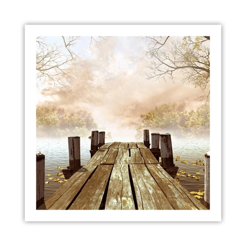 Poster - Die milde Traurigkeit des Herbstes - 60x60 cm