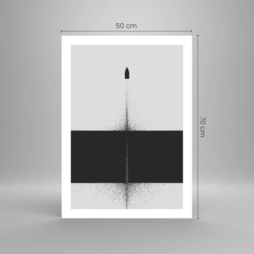 Poster - Direkt zum Ziel - 50x70 cm