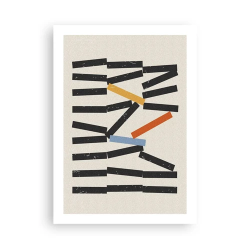 Poster - Domino – Komposition - 50x70 cm