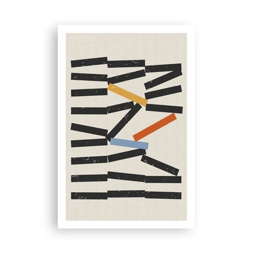 Poster - Domino – Komposition - 61x91 cm
