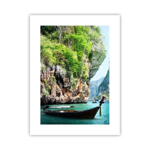 Poster - Eine Einladung zu einer exotischen Reise - 30x40 cm