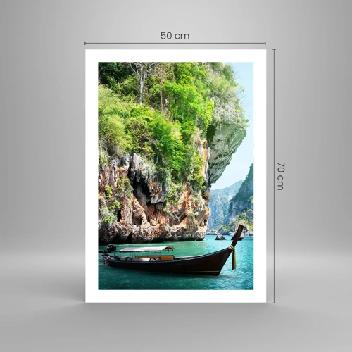 Poster - Eine Einladung zu einer exotischen Reise - 50x70 cm