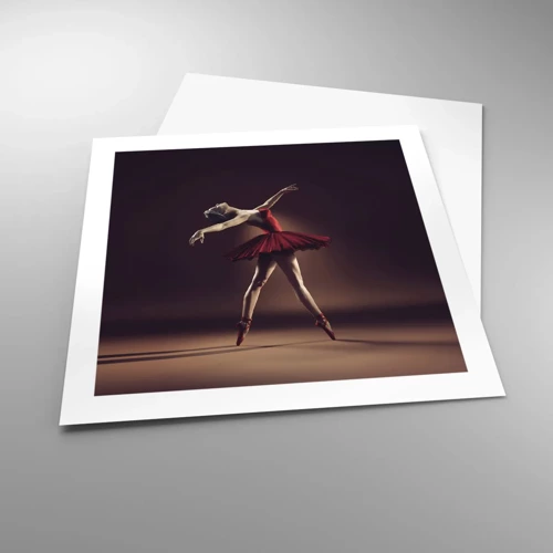 Poster - Eine Primaballerina - 50x50 cm