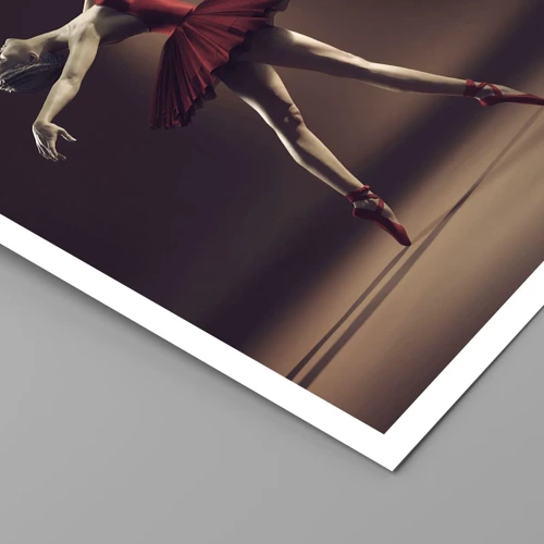 Poster - Eine Primaballerina - 50x50 cm