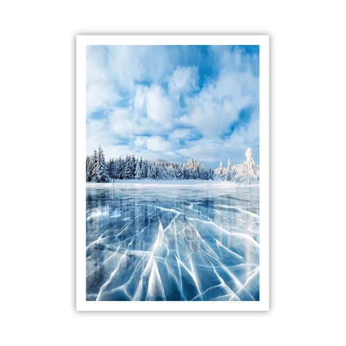 Poster - Eine schillernde und kristallklare Aussicht - 70x100 cm