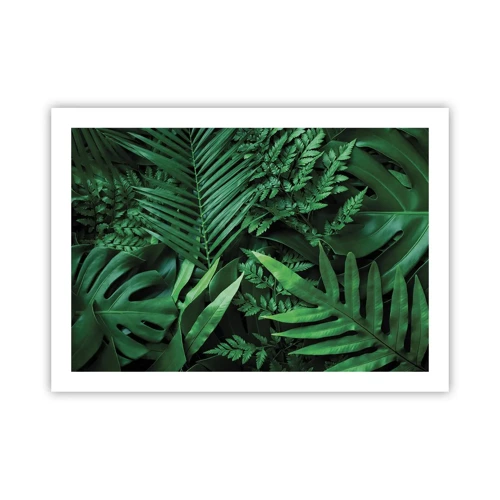 Poster - Eingebettet ins Grüne - 70x50 cm
