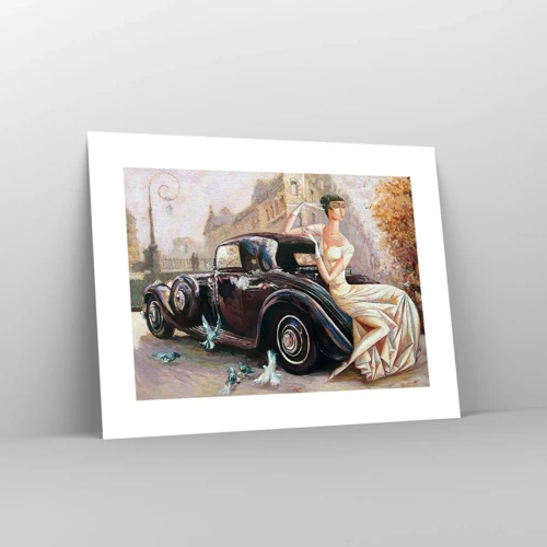 Poster - Eleganz im Retro-Stil - 40x30 cm