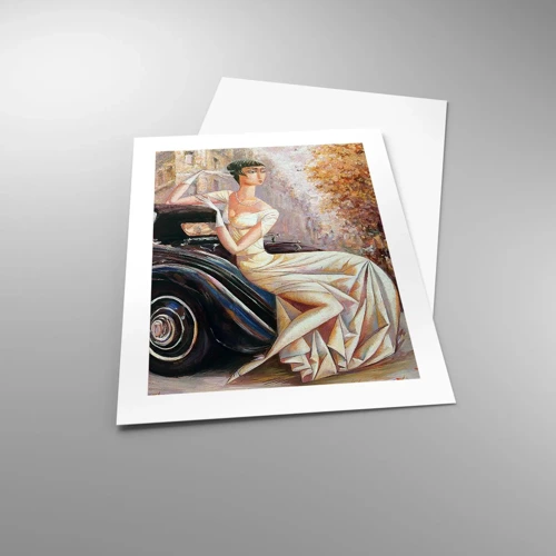 Poster - Eleganz im Retro-Stil - 40x50 cm