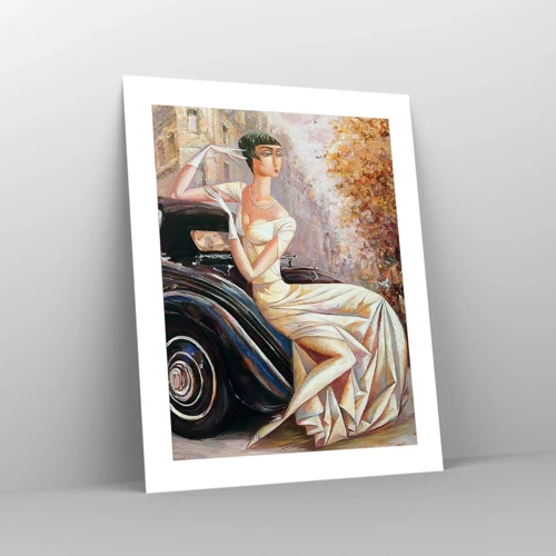 Poster - Eleganz im Retro-Stil - 40x50 cm