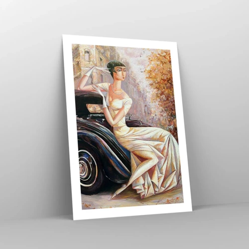 Poster - Eleganz im Retro-Stil - 50x70 cm