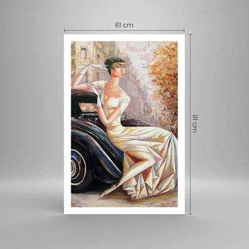 Poster - Eleganz im Retro-Stil - 61x91 cm