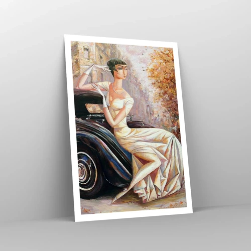 Poster - Eleganz im Retro-Stil - 70x100 cm