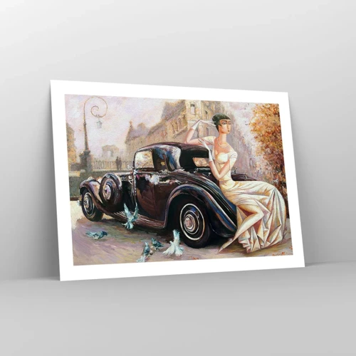 Poster - Eleganz im Retro-Stil - 70x50 cm