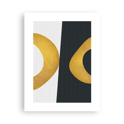 Poster - Erstens: Gold - 30x40 cm