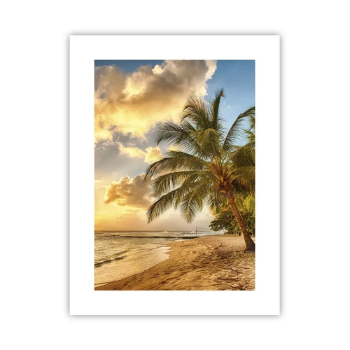 Poster - Ewiger Sommer, immer Urlaub - 30x40 cm