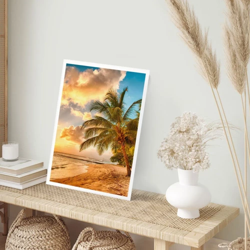 Poster - Ewiger Sommer, immer Urlaub - 30x40 cm