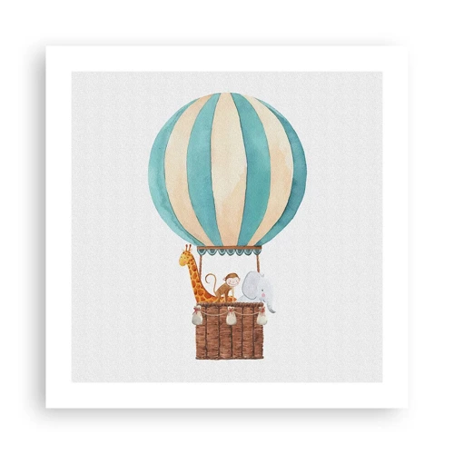 Poster - Fantastische Reise - 50x50 cm