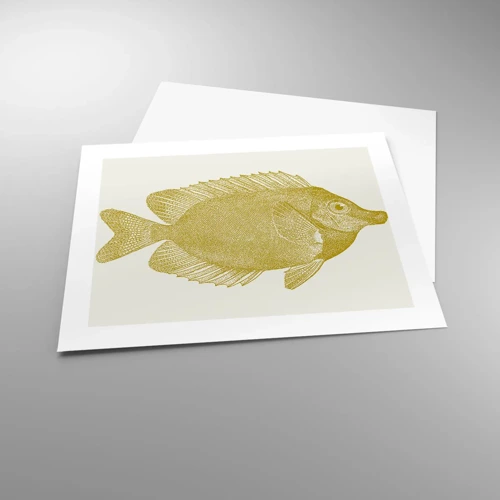 Poster - Fisch und das war’s - 50x40 cm