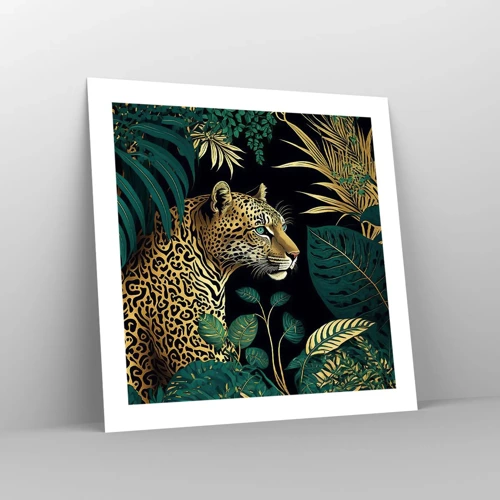 Poster - Gastgeber im Dschungel - 50x50 cm