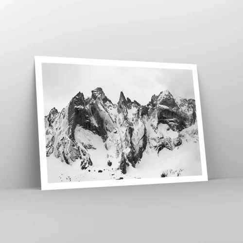 Poster - Gefährlicher Granitgrat - 100x70 cm