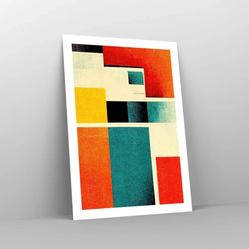 Poster - Geometrische Abstraktion – gute Energie - 50x70 cm