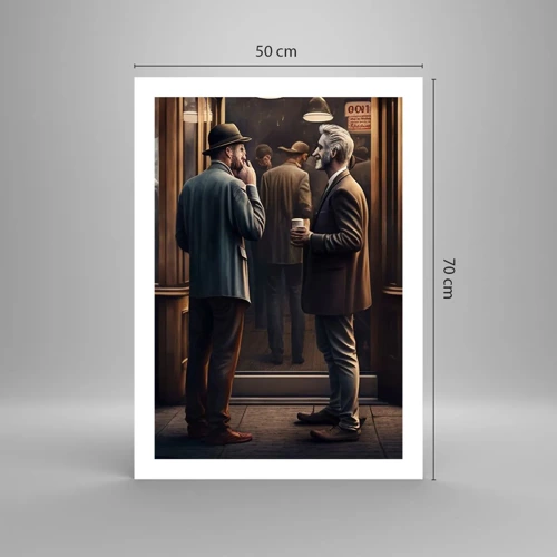 Poster - Gute Zeit des Tages - 50x70 cm