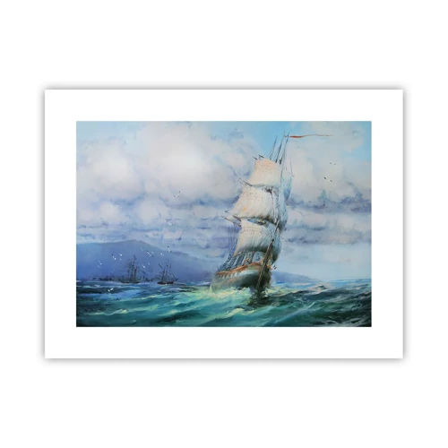 Poster - Guter Wind - 40x30 cm